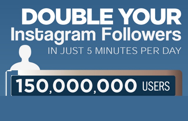 Image: Double Your Instagram Followers in Just Five Minutes a Day [Infographic]