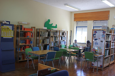 foto da biblioteca escolar da escola Infante D. Pedro