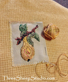 Punch Needle Embroidery by Rose Clay at ThreeSheepStudio.com