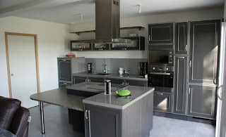 cocina color gris