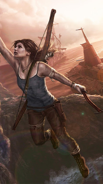 Lara Croft Art Wallpaper