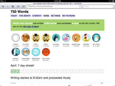7 day streak screenshot
