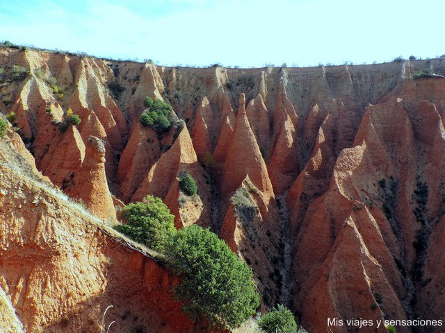 Las cárcavas, uno de los lugares más singulares del Valle del Lozoya