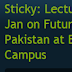 Lecture of Orya Maqbool Jan on Future of Education in Pakistan at BZU, Lahore Campus.