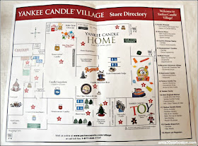 Mapa de la Yankee Candle Village