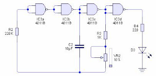 oscillaltor gerbang logika