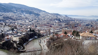 Snipers shot from here during the Bosnian war