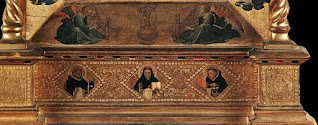 Imagen: Virgen de la Estrella, detalle base de la tabla. Fra Angelico.