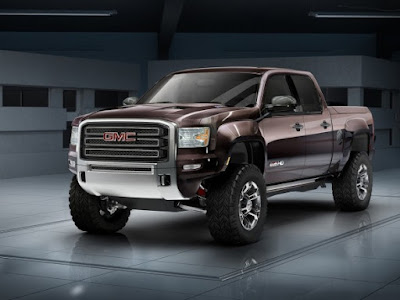 GMC Sierra All Terrain HD in black room