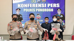 Petani Lega, Enam Maling Spesialis Onderdil Berhasil Ditangkap Polres Ponorogo