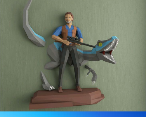 Papercraft Jurassic world Pdf
