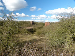 Possible chimneys at the old cement works near Barton