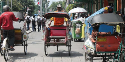 Berwisata ke Yogyakarta Makin Asyik Dengan Becak Online