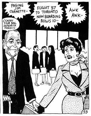 Meta-Narrative - Luba's mother, Maria, makes only a brief cameo in one panel 