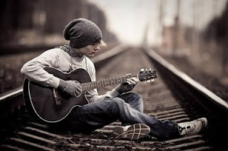 Handsome Boy DP with Guitar