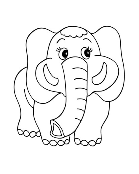  Gambar  Kartun  Gajah  Lucu