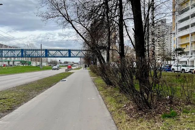 Рублёвское шоссе, пешеходный мост «Рублёвское шоссе, 91-20»