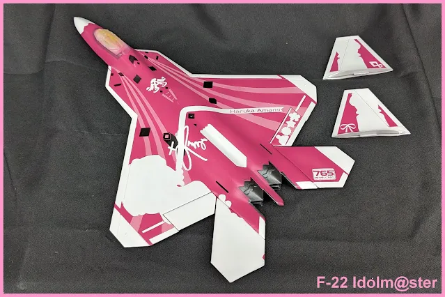 F-22 Raptor Idolm@ster au 1/48.