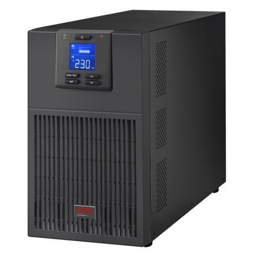 APC Easy UPS On-Line, 3kVA/2400W, Tower, 230V, 6x IEC C13 + 1x IEC C19 Outlets, Intelligent Card Slot, LCD