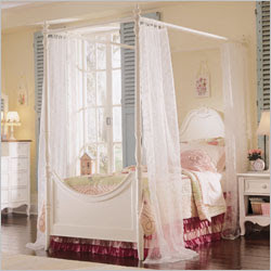 Sheer Bed Canopy for Girls
