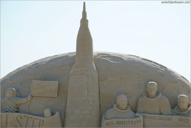 Escultura Principal del Festival Internacional de Esculturas de Arena de Revere Beach 2019