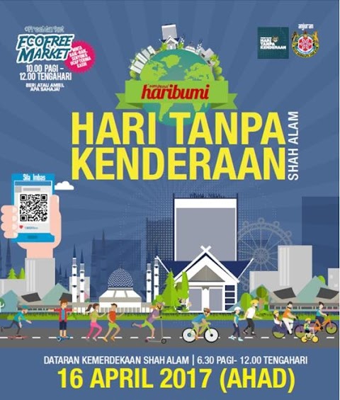 PORTAL ONLINE HARIAN WANITA SERTAI PROGRAM SAMBUTAN HARI BUMI 2017 DAN SHAH ALAM HARI TANPA KENDERAAN