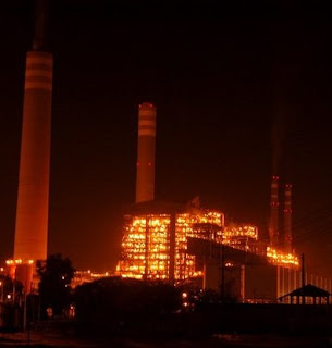 pemandangan yang sungguh menarik di malam hari