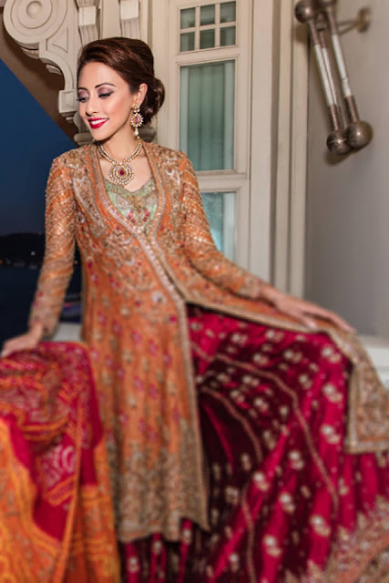 Latest bridal wedding dresses 2016 in Pakistan