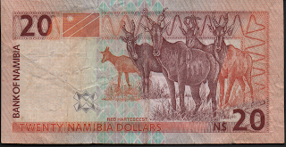 Namibia 20 Namibia Dollars 2002 P# 6b