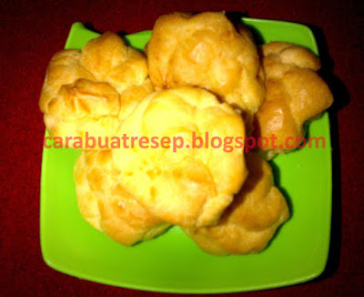 Foto Resep Kue Sus Basah Isi fla Cream Lembut dan Empuk