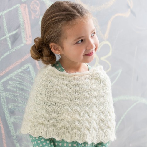 Knit Girl’s Poncho - Free Pattern