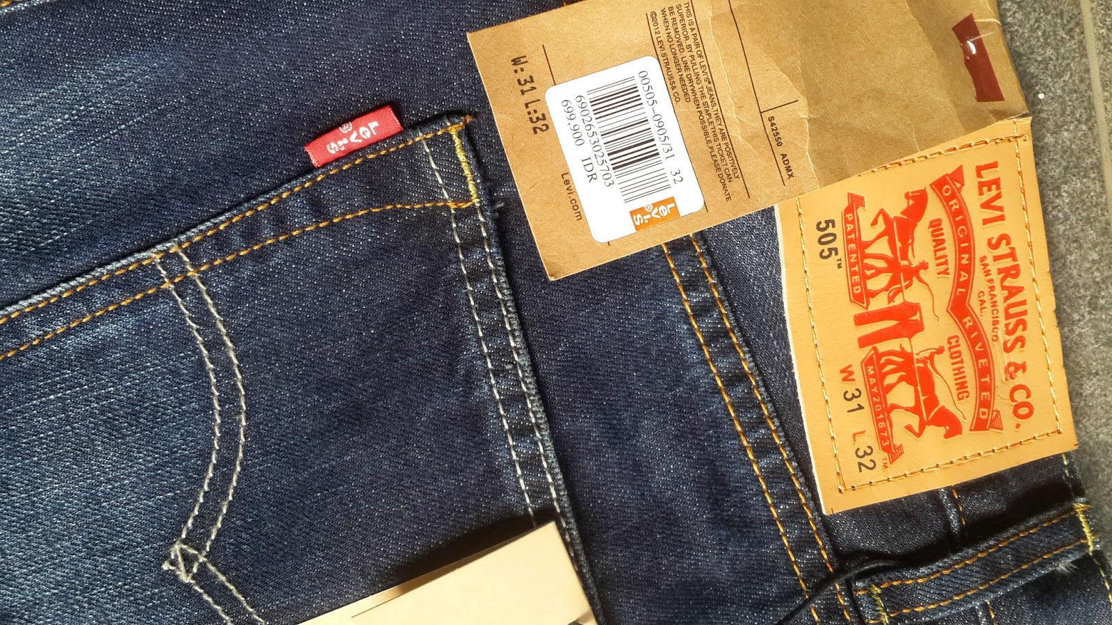 SUBA21SHOP : Jeans LEVI'S 505 Original Import Dijamin Murah