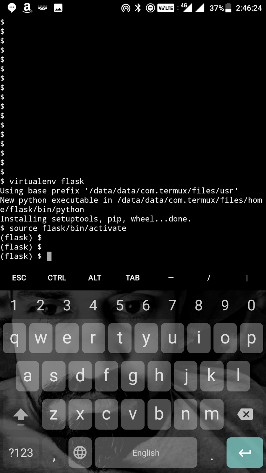 How to make your android phone a webserver and run flask ...