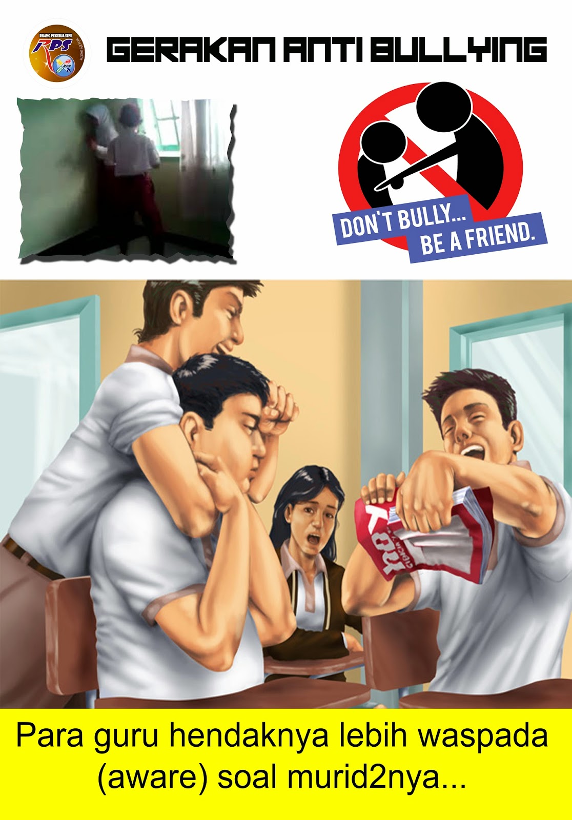 GORESAN-GORESAN HATI: GERAKAN 1000 POSTER ANTI BULLYING