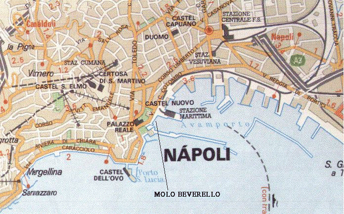 Seoul tv channel: Map of Naples