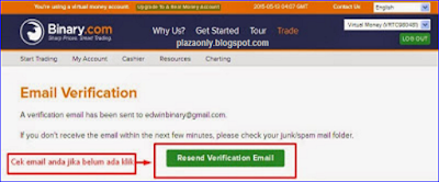 Cara Daftar Akun Trading Binary