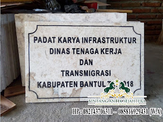 jual prasasti peresmian