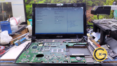 Service Asus VivoBook Pro N43S LCD Tidak Tampil