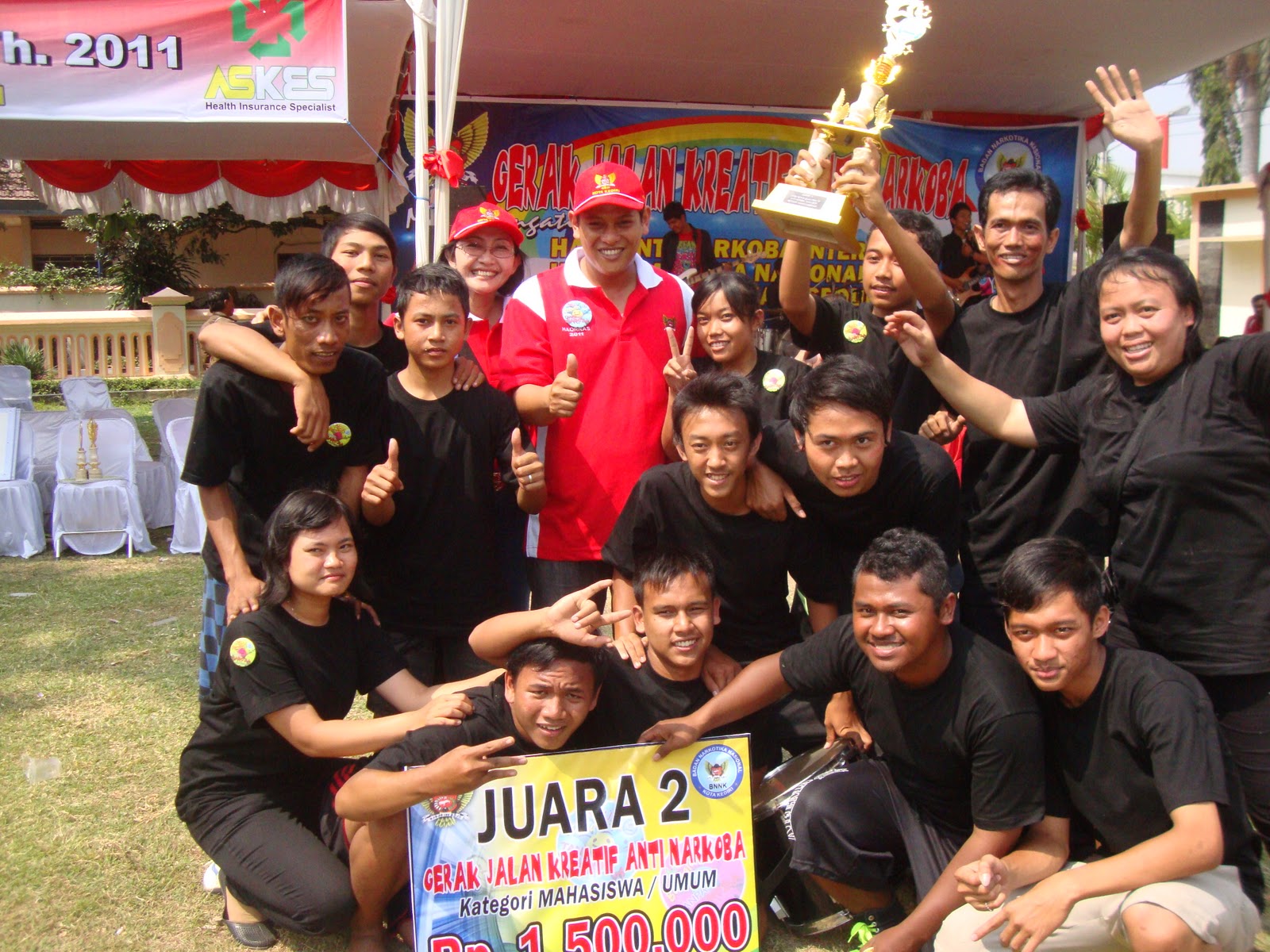  GERAK  JALAN  KREASI ANTI NARKOBA KEDIRI 2011 MAKALAH 