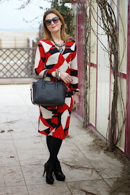 Diane Von Furstenberg wrap dress, wrap dress, Givenchy Antigona bag, Fashion and Cookies, fashion blogger