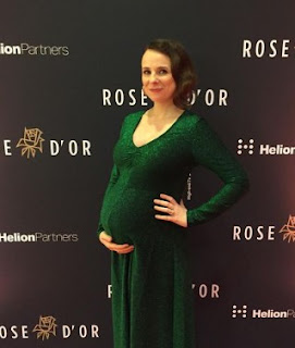 Picture of Cariad Lloyd, when she was pregnant