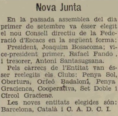 Joaquim Bosacoma Prat, recorte de prensa