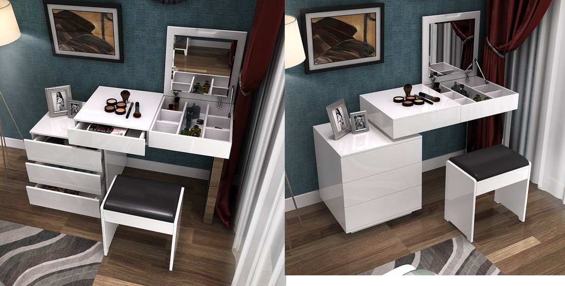 Latest 33 modern dressing table designs for luxury ...