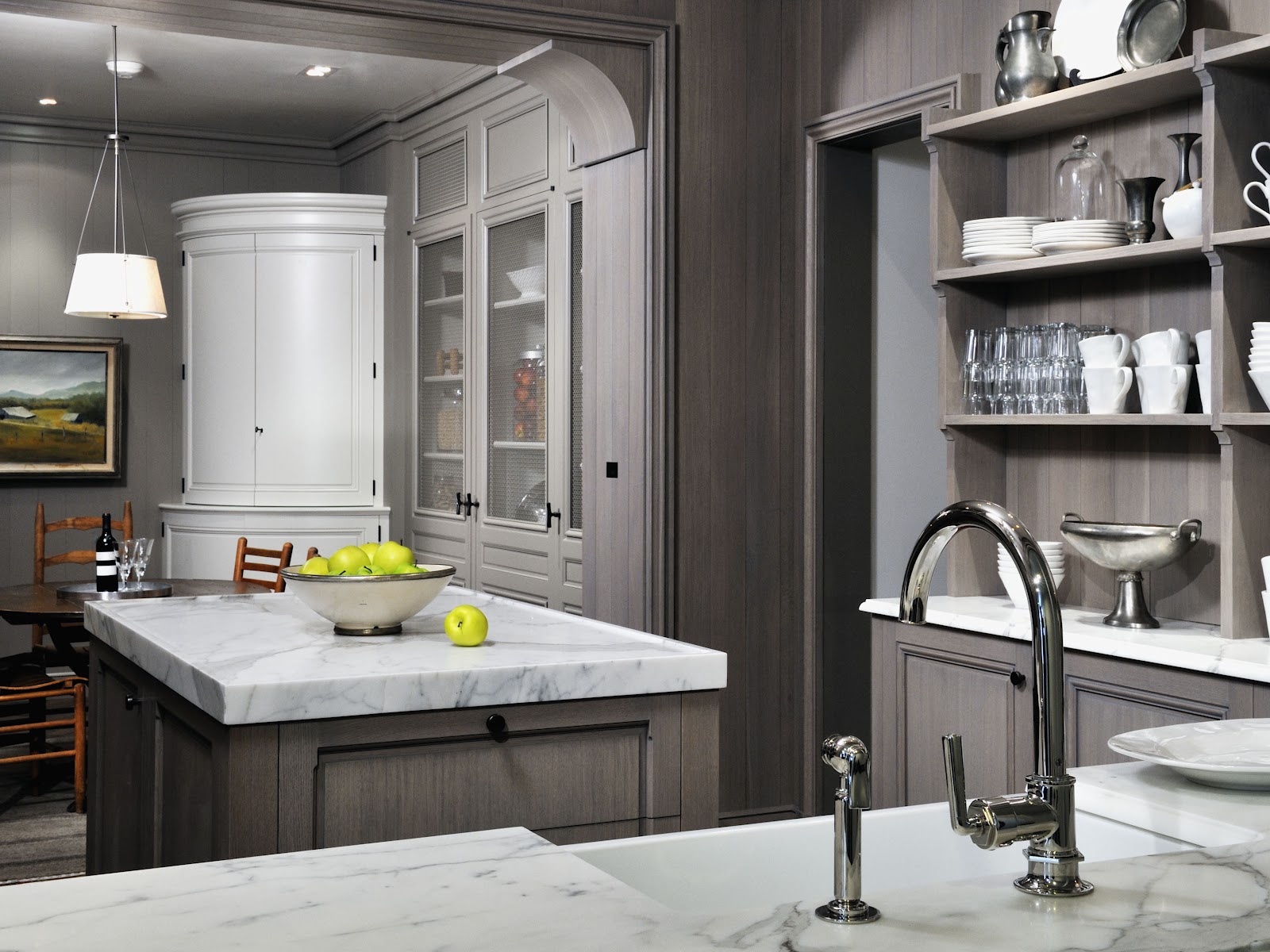  Grey  wash kitchen  cabinets  home design ideas