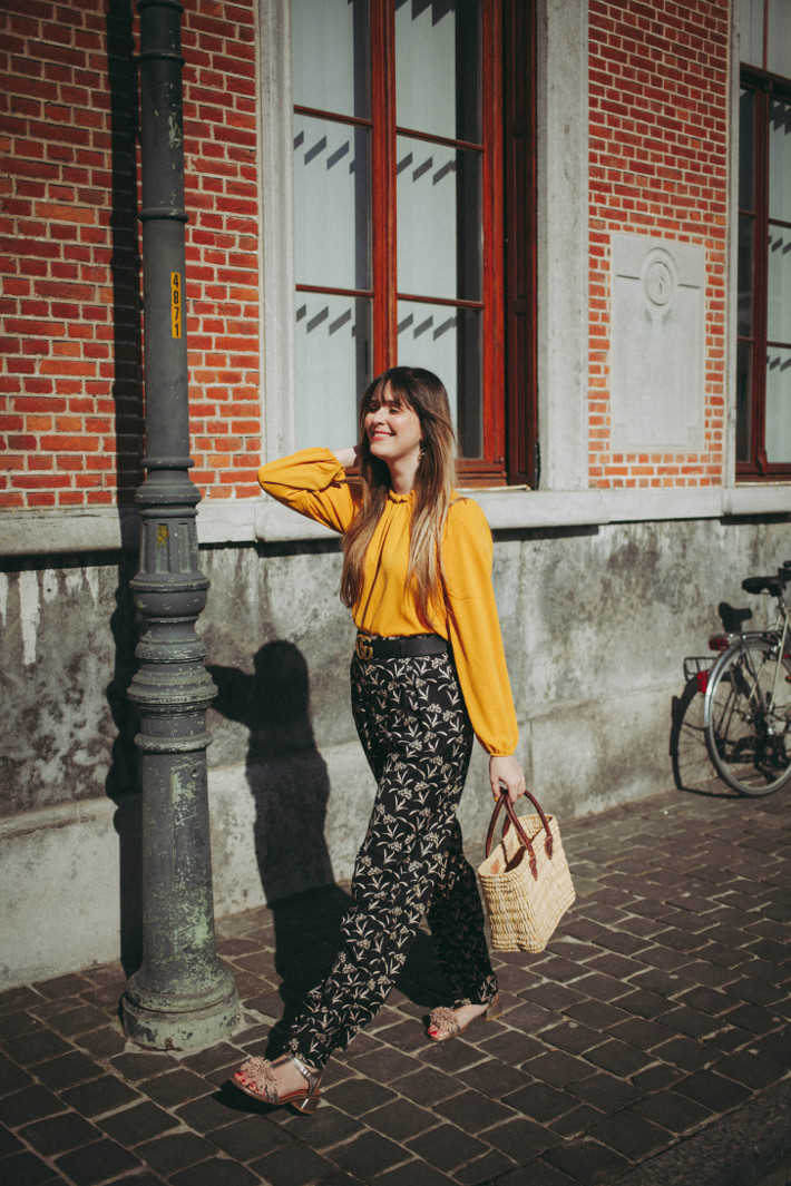 Outfit: first of spring in Anonyme palazzo pants - THE STYLING