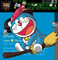 Aplikasi Widget Kartun Doraemon