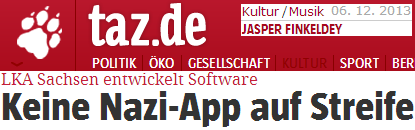 Keine Nazi-App auf Streife