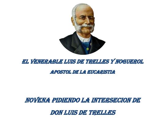 NOVENA A D. LUIS DE TRELLES