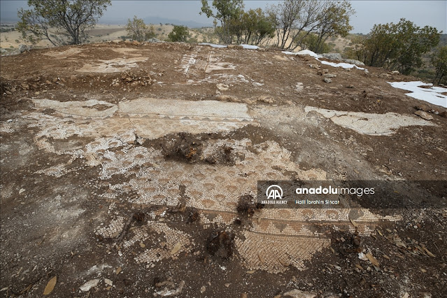 Ψηφιδωτά αποκαλύφθηκαν σε ρωμαϊκή έπαυλη στην Τουρκία