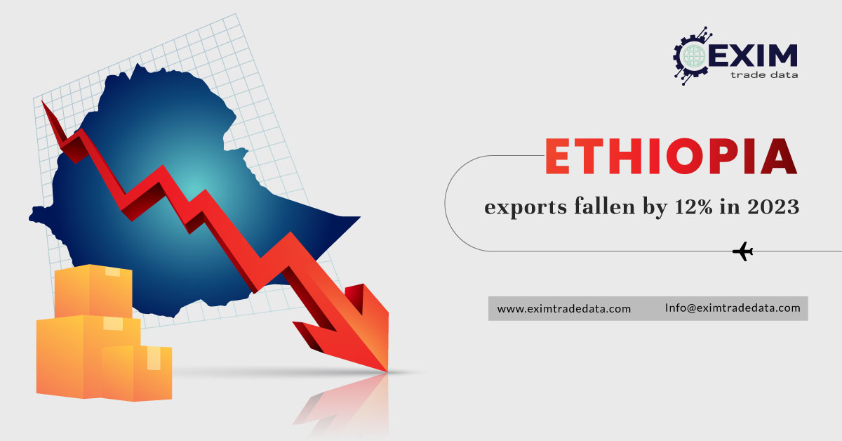 Ethiopia exports fallen by 12% in 2023